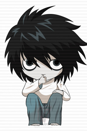 Чиби-подушка L Death Note 2