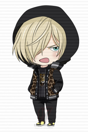 Чиби-подушка Yuri on Ice