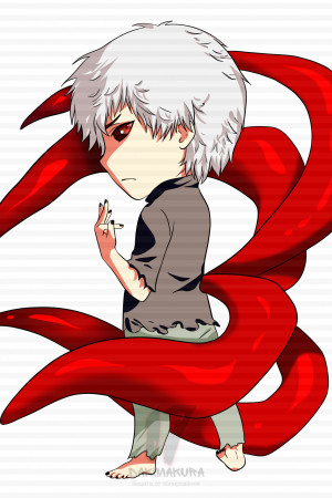 Чиби-подушка Kaneki Ken Tokyo Ghoul 2