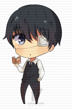 Чиби-подушка Kaneki Ken Tokyo Ghoul