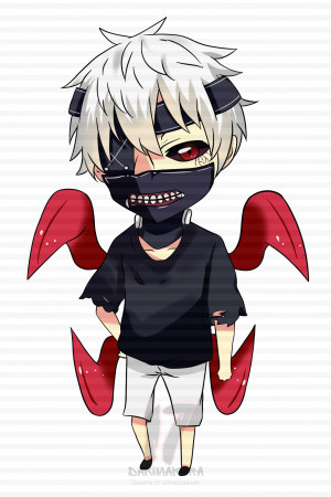 Чиби-подушка Kaneki Ken Tokyo Ghoul 5