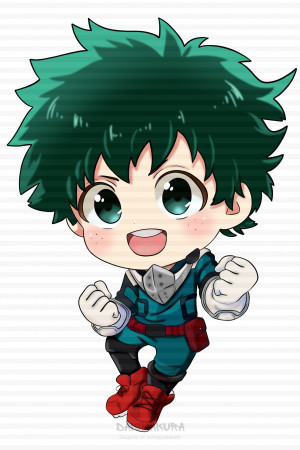 Чиби-подушка Izuku Midoriya My Hero Academia