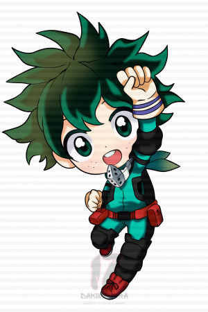Чиби-подушка Izuku Midoriya My Hero Academia 3