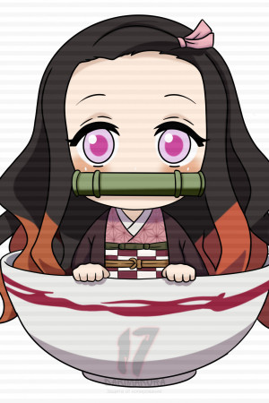 Чиби-подушка Nezuko Demon Slayer