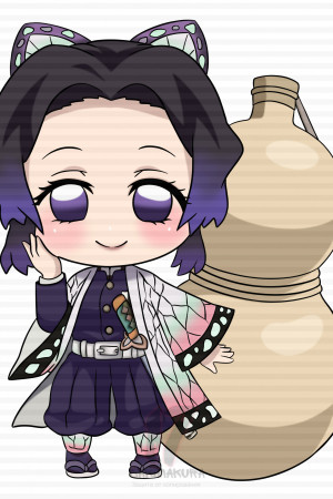 Чиби-подушка Kocho Shinobu Demon Slayer