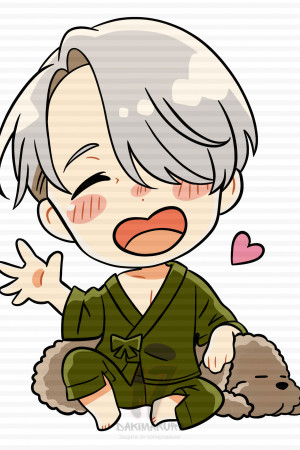Чиби-подушка Yuri on Ice 3