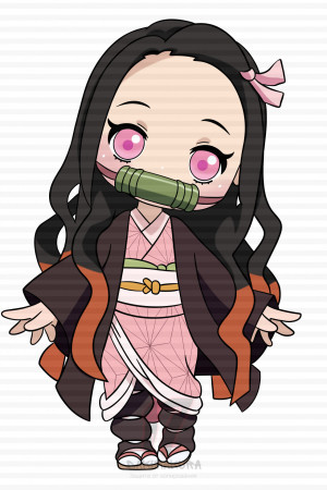 Чиби-подушка Nezuko Demon Slayer 2