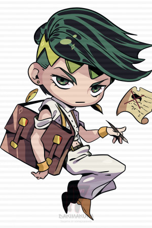 Чиби-подушка Rohan Kisihibe JoJo