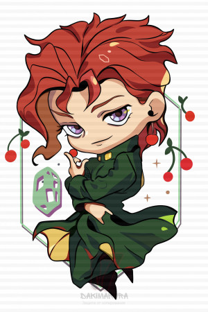 Чиби-подушка Noriaki Kakyoin JoJo 2