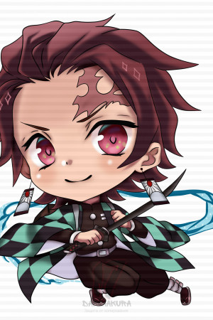 Чиби-подушка Kamado Tanjiro Demon Slayer 3