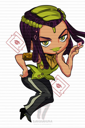 Чиби-подушка Ermes Costello JoJo
