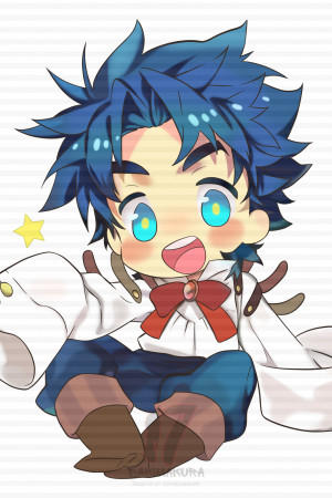Чиби-подушка Jonathan Joestar JoJo 
