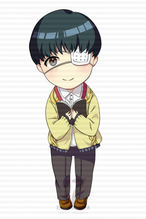 Чиби-подушка Kaneki Ken Tokyo Ghoul 7