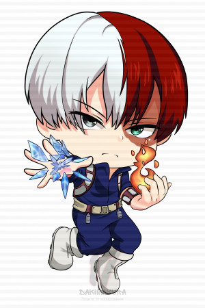 Чиби-подушка Shoto Todoroki My Hero Academia 4