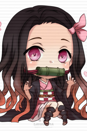 Чиби-подушка Nezuko Demon Slayer 3