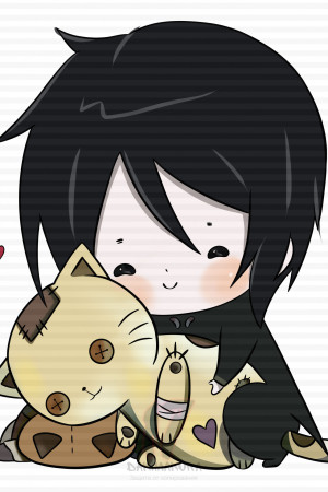 Чиби-подушка Sebastian Michaelis 2