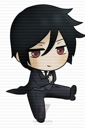 Чиби-подушка Sebastian Michaelis