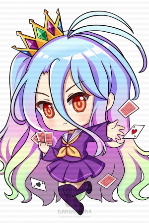 Чиби-подушка Shiro No Game No Life