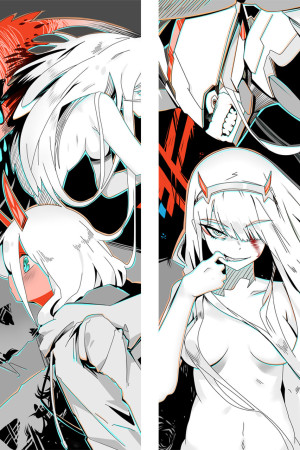 Дакимакура DARLING FRANXX Zero Two 02