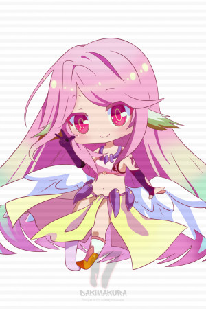 Чиби-подушка Jibril No Game No Life