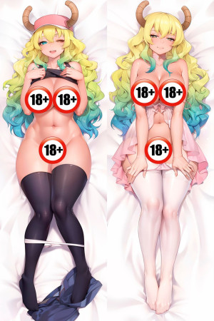 Дакимакура Kobayashi-san Quetzalcoatl: Лукоа голая 18+