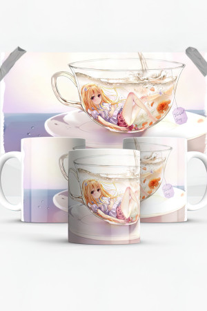 Кружка Tea Girl Anime