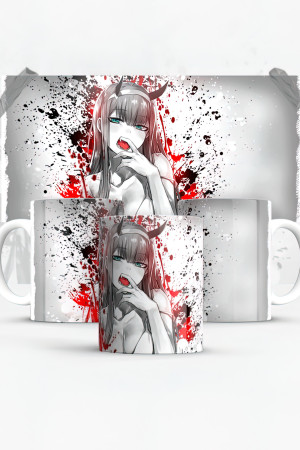 Кружка 02 Darling in Franxxx Милый во Франксе 2