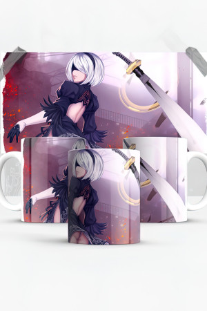 Кружка - Nier Automata 2b 