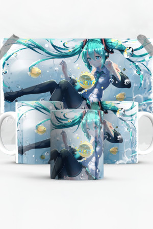 Кружка Hatsune Miku 2