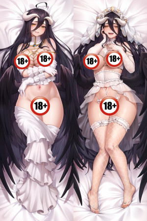 Дакимакура Overlord Albedo голая 18+