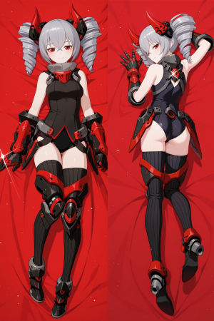 Дакимакура Броня Зайчик - Honkai Impact 3rd 