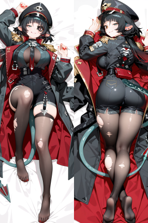 Дакимакура Джейн Доу | Warhammer 40K Commissar Uniform