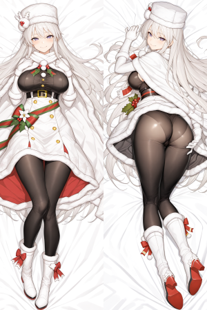 Дакимакура Enterprise - Azur Lane Santas Costume