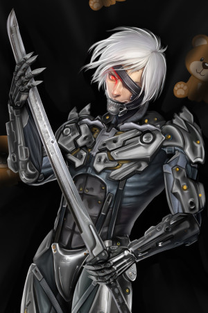 Дакимакура Metal Gear Rising Revengeance Raiden Jetstream Sam
