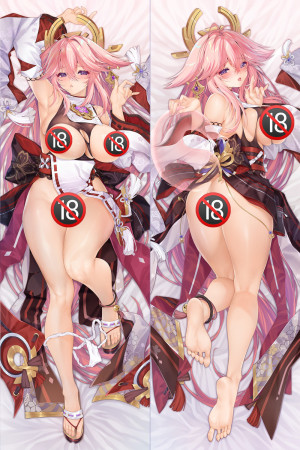 Дакимакура Genshin Yae Miko 18+