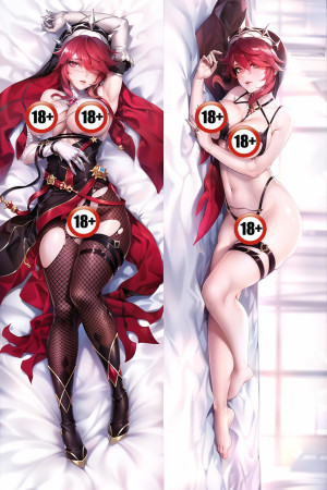 Дакимакура Rosaria Genshin голая 18+