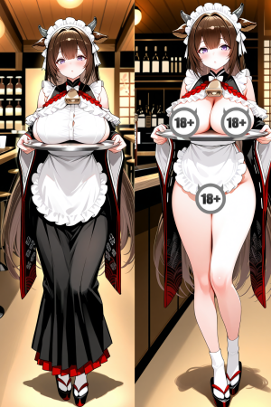 Дакимакура Kashino Azur Lane 18+