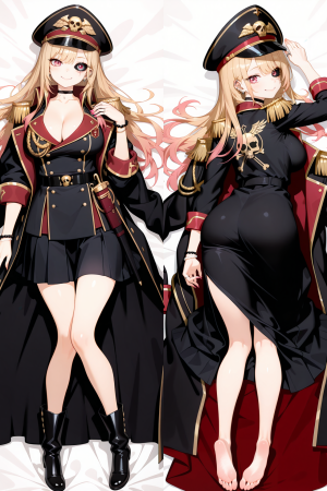 Дакимакура Китагава Марин | Warhammer 40K Commissar Uniform