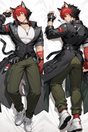 Дакимакура Комано Манато Zenless Zone Zero