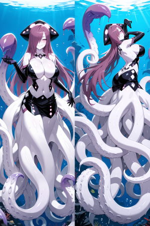 Дакимакура Kraken | Monster Girl Encyclopedia (MGE)