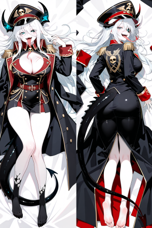 Дакимакура Маруся | Warhammer 40K Commissar Uniform