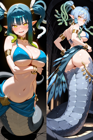 Дакимакура Медуза - Monster Girls Encyclopedia