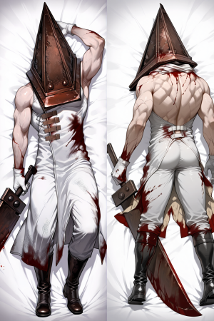 Дакимакура Пирамидоголовый Pyramidhead Resident Evil