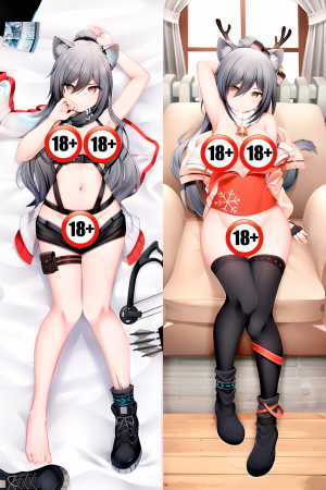 Дакимакура SCHWARZ arknights 2 голая 18+
