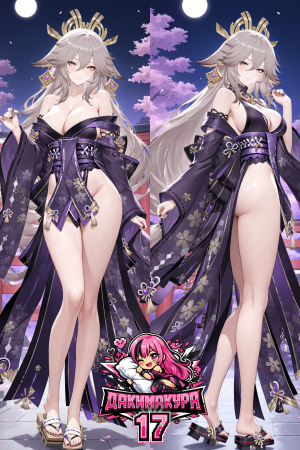 Дакимакура Яэ Мико |  Геншин Импакт Альтер