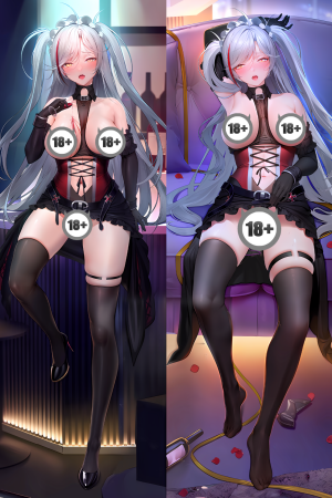 Дакимакура Prinz Eugen Azur Lane 18+