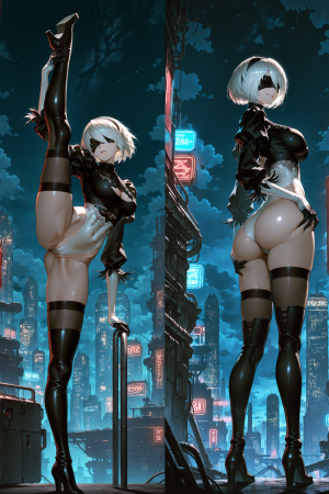 Дакимакура Nier Automata 2b