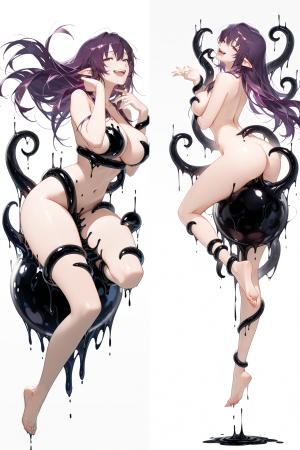 Дакимакура Тёмная Материя - Monster Girl Encyclopedia