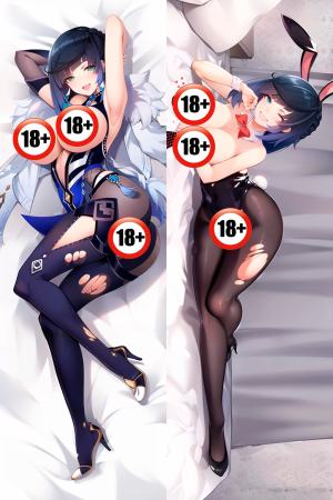 Дакимакура Genshin Impact Yelan Голая 18+